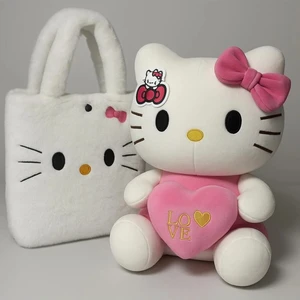 Hello Kitty Peluş Oyuncak 35CM + Peluş Çanta - Sevimli & Yumuşak