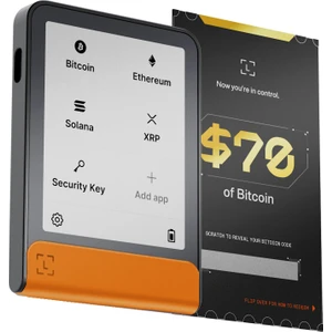 Flex Turuncu Kripto Donanım Cüzdanı + Kurtarma Anahtarı