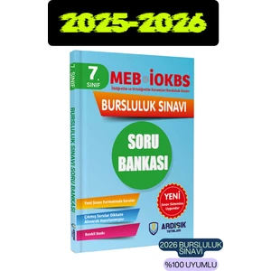 Ardışık Yayınları 7. Sınıf 2026 Bursluluk Sınavı Soru Bankası
