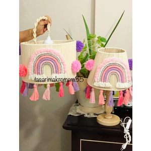 Makrome Avize-Abajur 2li Ürün