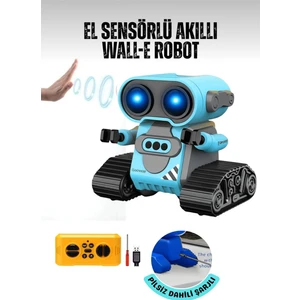 Brother Toys Uzaktan Kumandalı El Hareketlerine Duyarlı Wall-E Benzeri Oyuncak Robot 12 Cm.