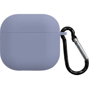 Caseonn Apple Airpods 4.nesil/anc Kılıf Askı Aparatlı Lansman Lavanta Grisi