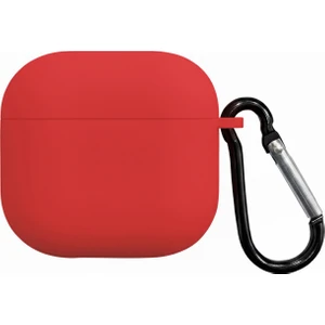 Caseonn Apple Airpods 4.nesil/anc Kılıf Askı Aparatlı Lansman Koyu Kırmızı
