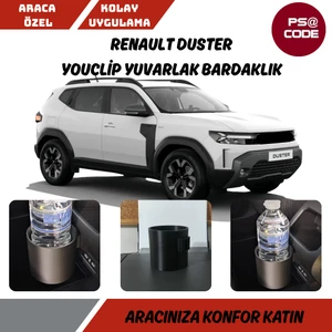 PSA Code Renault Duster Youclip Yuvarlak Bardaklık