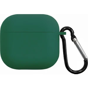 Caseonn Apple Airpods 4.nesil/anc Kılıf Askı Aparatlı Lansman Koyu Yeşil