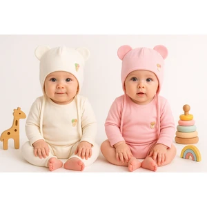 %100 Pamuk 2'li Bebek Bere