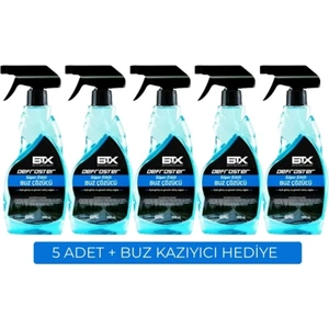 Buz Çözücü 5'li Pratik Buz Kazıyıcı Hediyeli