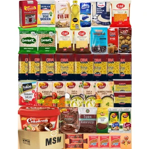 Ramazan Paketi Erzak Kolisi Gıda Paketi Kumanya Paketi Ramazan Kolisi Mega Paket 45 Parça Çocuklar İçin Çikolata Setli Toplam 19KG No 14