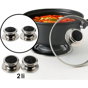 2li Tencere Kapağı Kulbu Seti 2 Farklı Boy