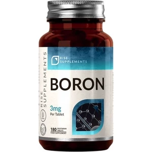 Rise Supplements Boron 3 Mg – 180 Vejetaryen Tablet