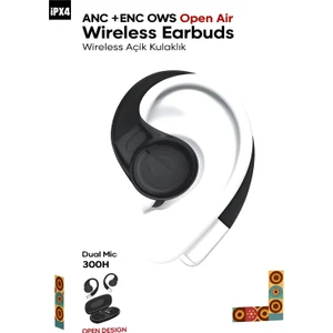 Fb-14 Ipx4 Su Geçirmez Anc - Enc Gürültü Önleyici Kablosuz Airpods 5.4 Bluetooth Dokunmatik Kulaklık