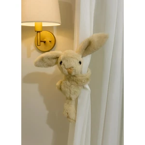 Eco Sepet Sarılan Tavşan Peluş, Fon Perde Toplayıcı, Hug Me Tavşan Peluş 25 Cm Bej Kahverengi