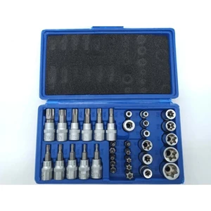 BRATİ HAND TOOLS Lokma Takımı 34 Parça 3/8 1/4 Torx & E Lokma Set