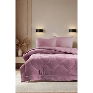 Yeni Nesil Wellsoft Çift Kişilik Yorgan | Ön Yüz Wellsoft - Arka Yüz Pamuk Yorgan Seti 195X215CM | 2 Yastık Kılıfı