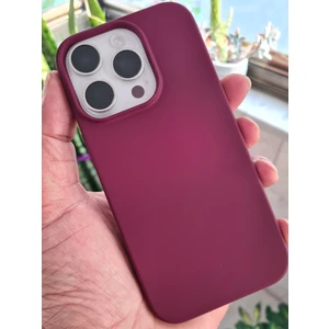 Pirok Store İphone 16 Pro  İle Uyumlu LOGOSUZ İçi Kadife Esnek  Silikon Lansman Kılıf