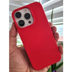 Pirok Store İphone 16 Pro  İle Uyumlu LOGOSUZ İçi Kadife Esnek  Silikon Lansman Kılıf