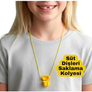 Süt Dişi Saklamak Için Hatıra Kolyesi - 1 Adet