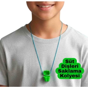 Süt Dişi Saklamak Için Hatıra Kolyesi - 1 Adet