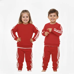 Murat Baby Yanları Çizgili Unisex Takım Abi/abla/kardeş Kombin 4 Renk