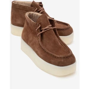 Melıa Taba Süet Hakiki Deri Kadın Bilekte Bot