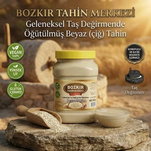 Tahin Merkezi  Beyaz  Doğal Tahin 935 gr (Vegan & Taş Değirmen)
