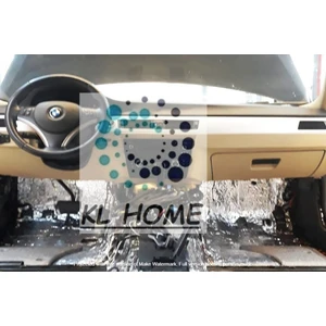 Kl Home  200*100 cm  (2m2) -6mm kalınlık - Aluminize Folyo Kaplı Oto Araç Kaput Ses Yalıtım Süngeri Yapışkanlı