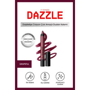 M.A.C Dazzlelip Crayon Işıltılı Dudak Kalemi - Grapeful