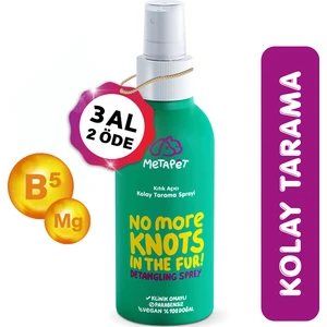 Kediler Için Kolay Tarama Spreyi, Kıtık Açıcı, Tüy Dökümü Dökülme Engelleyici Bakımı Sağlığı Spreyi