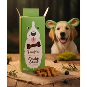 Köpek Ödül Maması Kuzu Etli & Yaban Mersinli, Glukozamin Destekli – Pawmax Doğal Köpek Ödülü 80 g