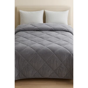 Gön Ev Tekstili Welsoft & Pamuk Çift Taraflı Yorgan – Bir Yüzü %100 Pamuk, Diğer Yüzü Welsoft Peluş – Sıcak Tutucu Kışlık