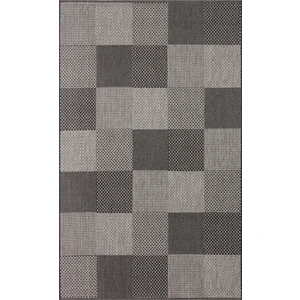 Kalesta Halı Samos 01 D. Grey Kaymaz Tabanlı Makine De Yıkanabilir, Silinebilir Mutfak Halısı Sisal Kilim