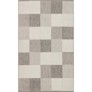 Kalesta Halı Samos 01 Grey Kaymaz Tabanlı Makine De Yıkanabilir, Silinebilir Mutfak Halısı Sisal Kilim