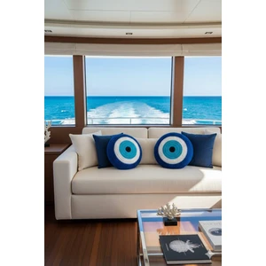 By Dilek Çetin Accessory By Dilek Çetin Acessorry Ev Tekstili Nazar Boncuğu Kırlent Yastık