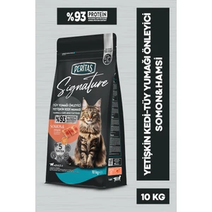Signature Somonlu Yetişkin Kedi-Tüy Yum. Önl. 10 kg