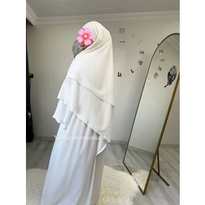 Yüsra Collection Tesettür Sufle Şifon Uzun Boy