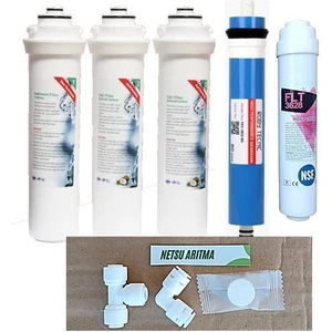 Ihlas Aura Cebilon UNİQUE (Dijital)-Uyumlu Muadil filtresi,5 Li Filtre Seti-