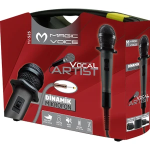 MV-525 Dinamik Profesyonel 4.5 Metre Kablolu El Mikrofonu