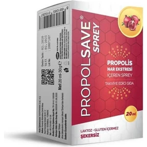 Propolsave Propolis ve Nar Kabuğu Sprey 20 ml