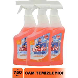 Stop Forte 3'lü Cam Temizleyici Sprey 750 ml