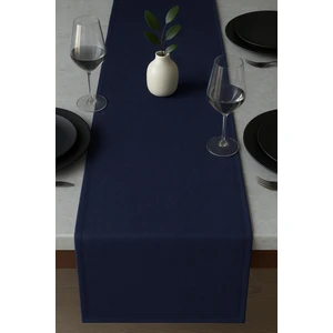 De'vor Kadife Görünümlü Lacivert Masa Runnerı
