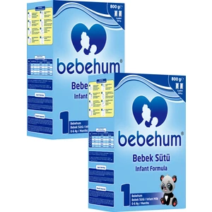 1 No Bebek Sütü 0-6 Ay 800 gr x 2 Adet