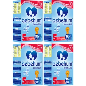 5 No Devam Sütü 2 Yaş+ 800 gr x 4 Adet