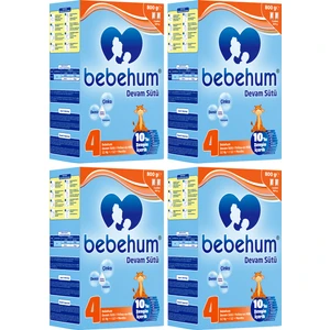 4 No Devam Sütü 12 Ay+ 800 gr x 4 Adet