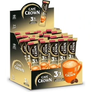 Cafe Crown 3'ü 1 Arada Sütlü Köpüklü 17,5 Gr. x 24 Adet