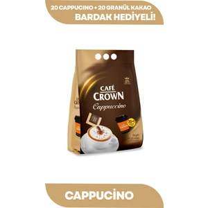 Cafe Crown Cappucino 25 Gr. x 20 Adet