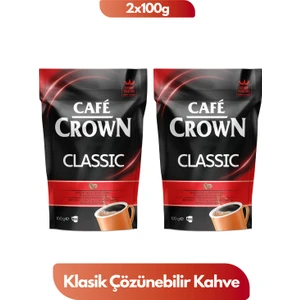 Cafe Crown Klasik Kahve 100 Gr. x 2 Adet