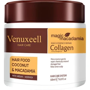 Saç Bakım Maskeleri - Kuru Hasarlı Saçlar Için Kolajen Saç Maskesi - Derin Nemlendirici Saç Bakımı - Argan Yağı Saç Onarıcı Maske - Doğal Besleyici Saç Bakım Maskesi 16.9 Fl Oz 500ml