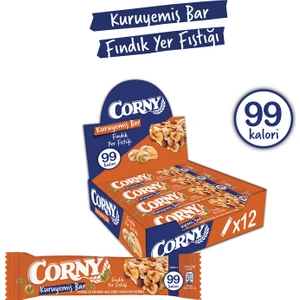 Yer Fıstıklı ve Fındıklı Kuruyemiş Bar x 12 Adet