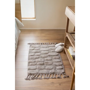 Irya İrya Wall Tekli Banyo Paspası %100 Pamuk 60X100 cm Gri