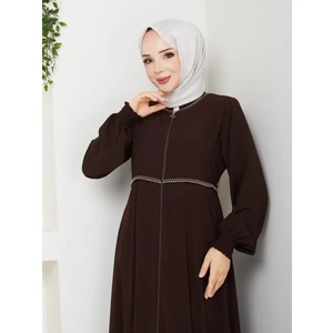 Gündelik Hac ve Umrelik Nakışlı Mevlana Ferace